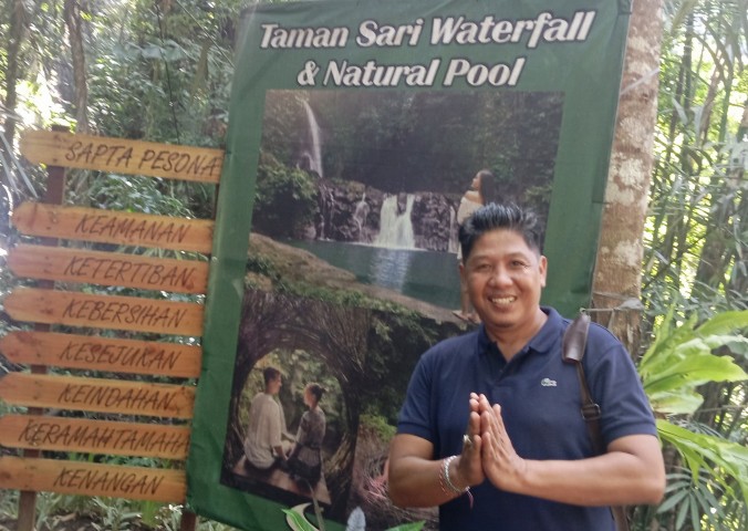 Taman Sari Waterfall: Keindahan Alam yang Menghidupi Masyarakat Banjar Ngenjung Sari Bakbakan Gianyar 