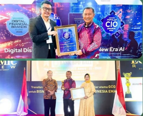 Bank BPD Bali Raih Dua Penghargaan Bergengsi Berkat Tata Kelola dan Inovasi Digital