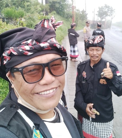 Pengamanan Ketat Pecalang Warnai Puncak Palebon Palinggih Dane Jero Gede Batur Alitan di Pura Ulun Danu Batur