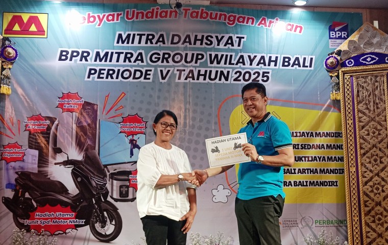 Gebyar Undian Tabungan Arisan Mitra Dahsyat BPR Mitra Group Wilayah Bali Periode V Tahun 2025: Hadiah Utama Satu Unit Sepeda Motor N-Max